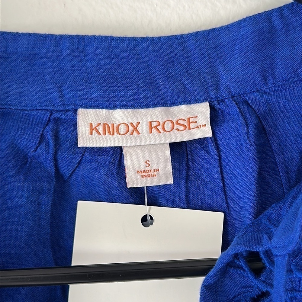 LOT OF 2 Women's Small Red and Blue Knox Rose Shirts - Picture 7 of 7